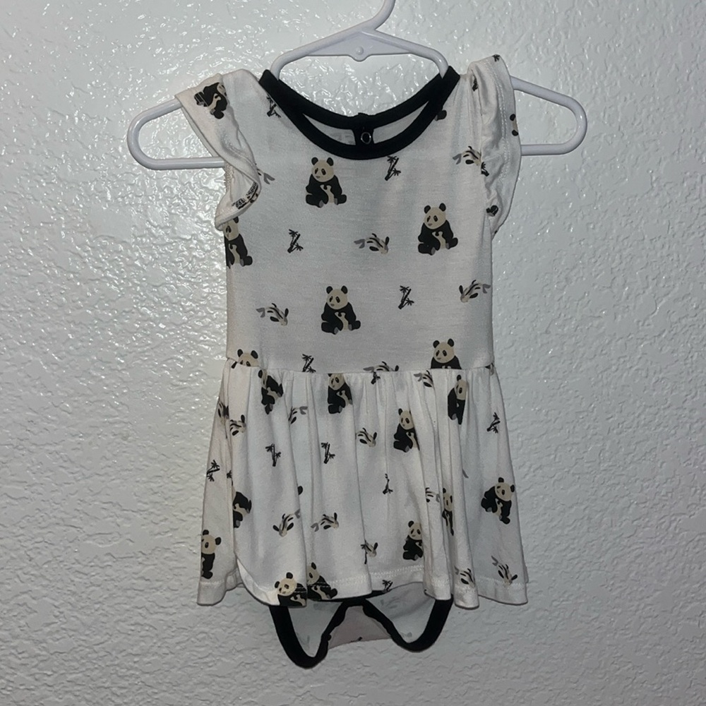 Kyte baby panda dress 3-6 months